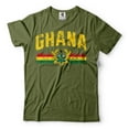 thumbnail image 5 of Mens Ghana T-shirt Ghana Patriotic National Flag Logo Shirt Ghanaian Gifts Ghanaian Shirt (Small Grey), 5 of 6