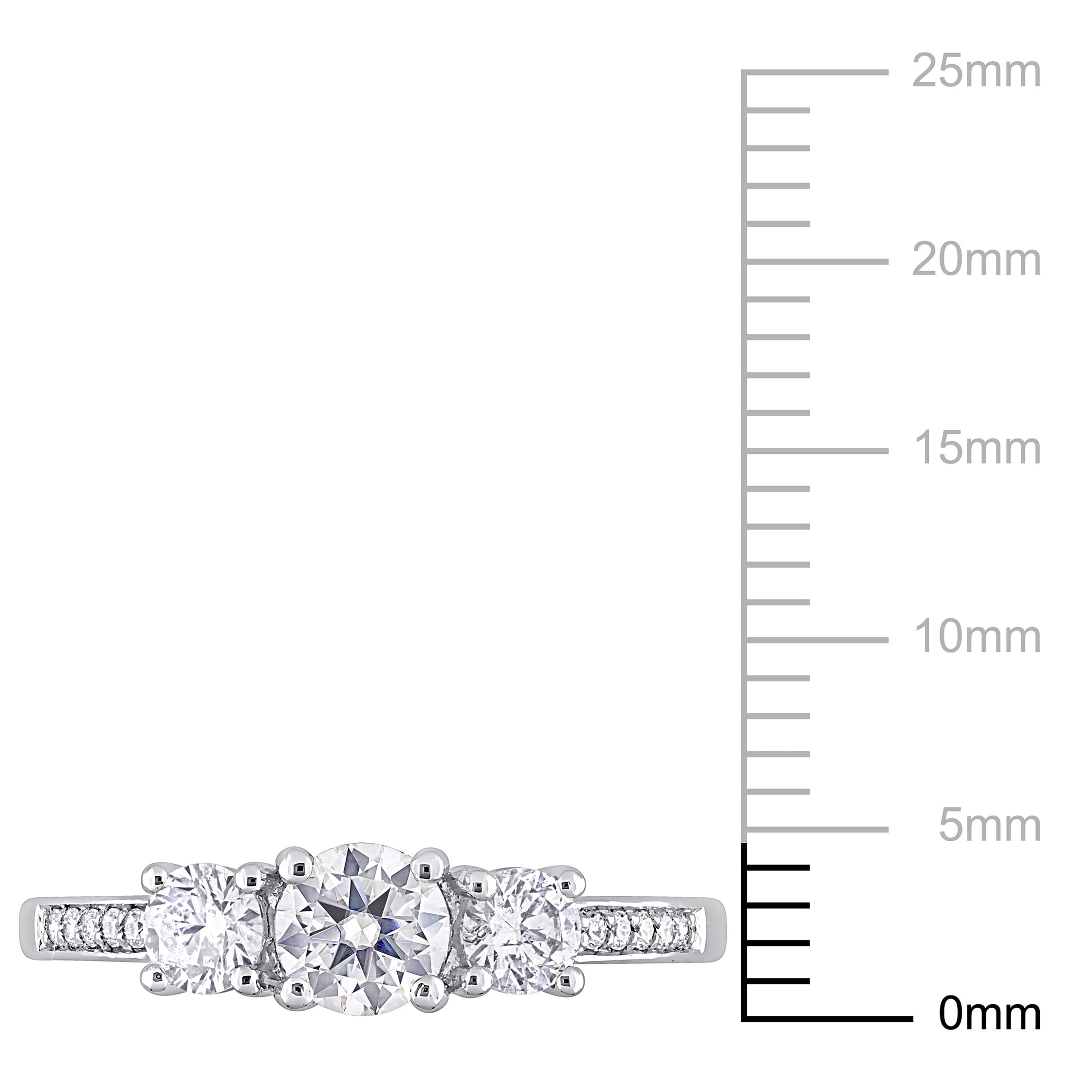 Everly Women's Diamond Platinum Engagement Ring