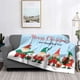 thumbnail image 4 of Decoración del hogar, manta de felpa para sofá, colcha, cama, mantas suaves y esponjosas, decoración a cuadros, moderna morandi, invierno, Feliz Navidad, 4 of 5