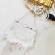 thumbnail image 3 of Clutches Women White Clutch Side Purse Fashion Crossbody Chain Bag Pearl Clutch Feather Evening Handbag, 3 of 3