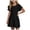 Black, variant on NOLDARES Princess Dress With Girls Birthday Party Toddler Ruffle Sleeve Fancy Outfit Gift(Purple,11-12 Years)