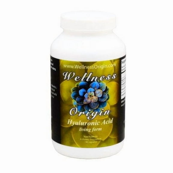 Wellness Origin Hyaluronic Acid (240 Capsules) - Supports Collagen, Elastin, Cartilage, Anti-Aging & Wrinkles 1
