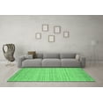 thumbnail image 3 of Ahgly Company Indoor Rectangle Abstract Emerald Green Modern Area Rugs, 5' x 7', 3 of 4