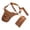Brown #64-364, variant on Leather Garden Tool Belt - Florist Tool Organizer Waist Bag Utility belt - Multi-Pocket Portable Garden Tools Organizer Holster Pouch - Gardening Gift for Gardeners Landscapers and Florists