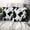 Black, variant on Cow Print Black White Throw Pillow Covers 18x18 Pillowcase Farmhouse Pillow Case Square Cushion for Living Room Couch Sofa Bed Home Outdoor Indoor Decorative