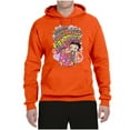 thumbnail image 2 of Wild Bobby Betty Boop Peace, Love and Girl Power Betty Boop Unisex Hoodie Sweatshirt, Orange, 3X-Large, 2 of 5
