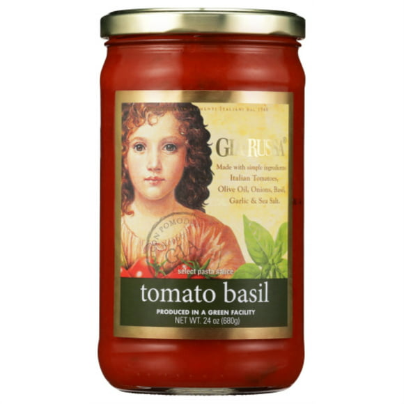 Gia Russa Tomato & Basil Pasta Sauce, 24 oz