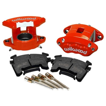 Wilwood 140-12097-R Red D154 Front Caliper Upgrade Kit for 1978-2003 GM Cars & Small Trucks