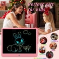thumbnail image 3 of JHIJHOO Tablette d'Écriture LCD Colorée de 15 Pouces Bloc de Dessin Éducatif Rose, 3 of 7
