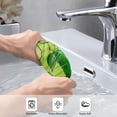 thumbnail image 5 of Kdxio Hand Towel Avocado Green Striped for Bathroom Kitchen Fingertip Bath Towels 27.5 x 16 Inch Home Hotel Gym Laundry Room, 5 of 9