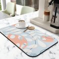 thumbnail image 2 of Upgrade Coffee Experience Absorbent Boho Coffee Mat 19.5x12in, Diatom Mud, Coffee Mat Abstract Stone Design Perfect Coffee Bar Decor and Kitchen Counter Mat, 2 of 7