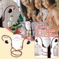 thumbnail image 1 of Oleegame 1PC Glass Bottle Wine & Decor And Glasses Kitchen For Home Holders 1 Glass & 2 Hold Christmas Perfect Wine Countertop Bottle Rack Holiday Storage Bottle Home Decor, 1 of 9