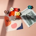 thumbnail image 2 of SUNURS 3D Flower Cute Fridge Magnets for Locker, Colorful Strong Decorative Funny Refrigerator Magnets for Whiteboard, Kitchen, and Office (12 Pieces), 2 of 6
