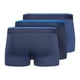 thumbnail image 2 of SKINY Calzoncillos bóxer para hombre, paquete de 3 - Pantalones Algodón Multipack, ropa interior, pantalones, unicolor Azul/Azul oscuro L (Large), 2 of 7