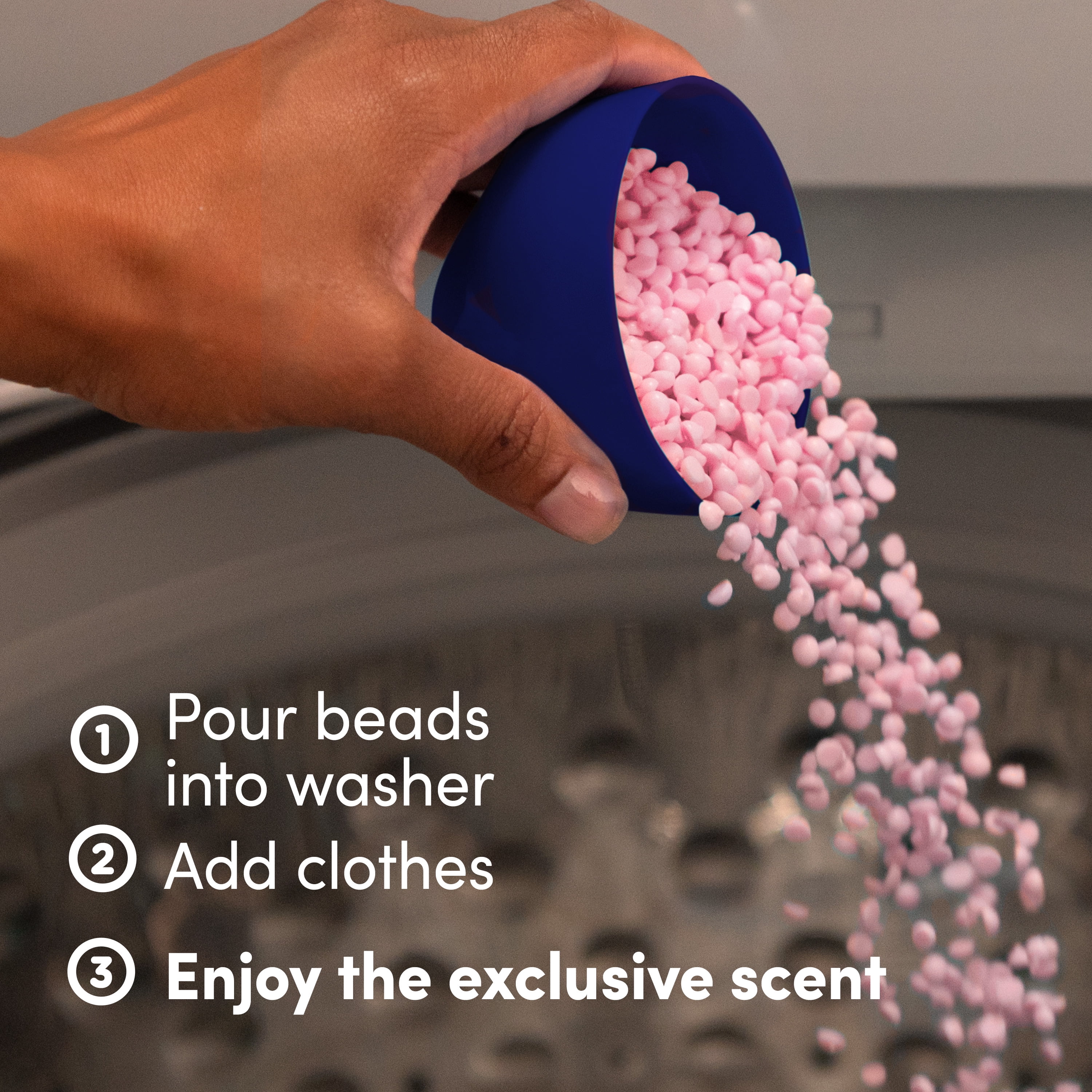 Downy Cozy Collection In-Wash Laundry Scent Booster Beads, Cherry Jubilee Scent, 7.8 oz