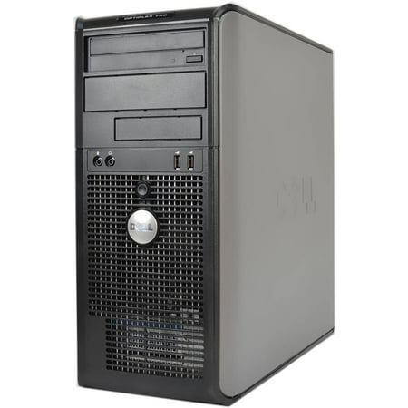 Refurbished Dell 760 Mini Tower Desktop PC with Intel Core 2 Duo Processor, 4GB Memory, 1TB Hard Drive and Windows 10 Pro (Monitor Not