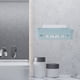 thumbnail image 2 of FELTECHELECTR Organizador de estantes de baño autoadhesivo de plástico, sin taladros, para pared, para ducha, con almohadilla adhesiva reciclable (azul cielo), 2 of 7
