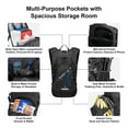 thumbnail image 6 of EVERFUN Hydration Backpack 18L Water Pack with Bladder 3L/101oz Hiking Hydropack for Biking Running Skiing - Black, 6 of 10