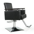 thumbnail image 4 of Veryke Barber Chair, Adjustable Beauty Salon Chair, Heavy Duty Reclining Hair Salon Hydraulic Hairdressing Chair, Black, 4 of 7