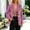 Pink, variant on Women Solid Faux Suede Blazer Jacket, Long Sleeve Open Front Lapel Business Casual Work Jacket with Pockets Brown XL(XL)
