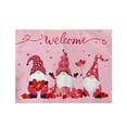 thumbnail image 1 of Bovemsi Napperons de Cuisine Promotionnels Napperons de la Saint-Valentin Napperons à Carreaux Rouges 30x45 cm pour Décoration de Table Napperons de Table Imperméables de la Saint-Valentin pour Décoration de Cuisine Intérieure Souper, 1 of 8