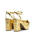 thumbnail image 4 of Sandalias de Tacón para Mujer DREAM PAIRS Doradas con Plataforma y Lazo Talla 8, 4 of 7