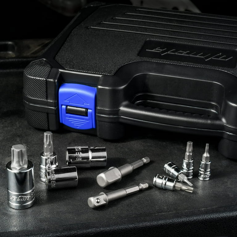 EPAuto Drive Torque Torx Bit and External Socket Set, 63-Piece