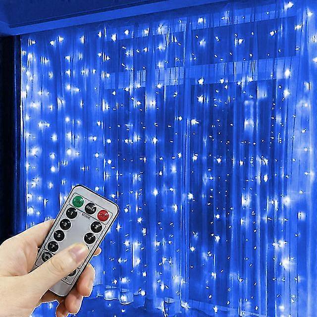 Guirnalda de luces LED USB de 3, 4 y 6 m para cortina, decoración navideña para bodas y fiestas 2024
