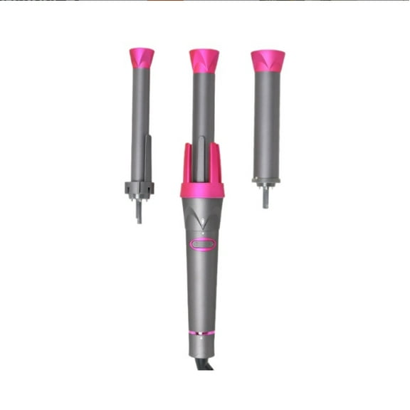 Ceramic-Coated 3-in-1 Auto Curling Wand with Interchangeable Barrels