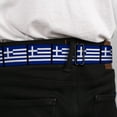thumbnail image 4 of Buckle-Down Belt, Seatbelt Buckle Belt, Greece Flags, 34 to 52 Inches, 4 of 9