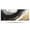 Black and Gold Marble Pattern-1, variant on Blue and Gold Marble Pattern Non Slip Microfiber Bathroom Rugs, Soft Rubber Backing Bath Mats for Bathroom Floor Tub and Shower,24"x60"