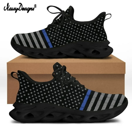 

Noisydesigns USA American Flag Art Printing Casual Summer Men Sneakers Damping Wear-resistant Lacing Comfortable Sport Shoes