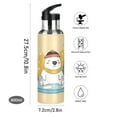 thumbnail image 5 of ALAZA Bear Christmas Water Bottle Insulated Flask Stainless Steel Straw Lid 20 oz, 5 of 6