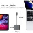 thumbnail image 3 of USB C to HDMI Adapter, Digital AV Multiport Adapter, USB 3.1 Type C Adapter Hub to HDMI with 4K HDMI Output, USB 3.0 Port and USB-C Charging Port, Compatible for MacBook Pro, MacBook Air 2020 Black, 3 of 10