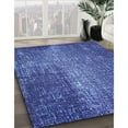 thumbnail image 3 of Ahgly Company Machine Washable Indoor Rectangle Transitional Sky Blue Area Rugs, 3' x 5', 3 of 7