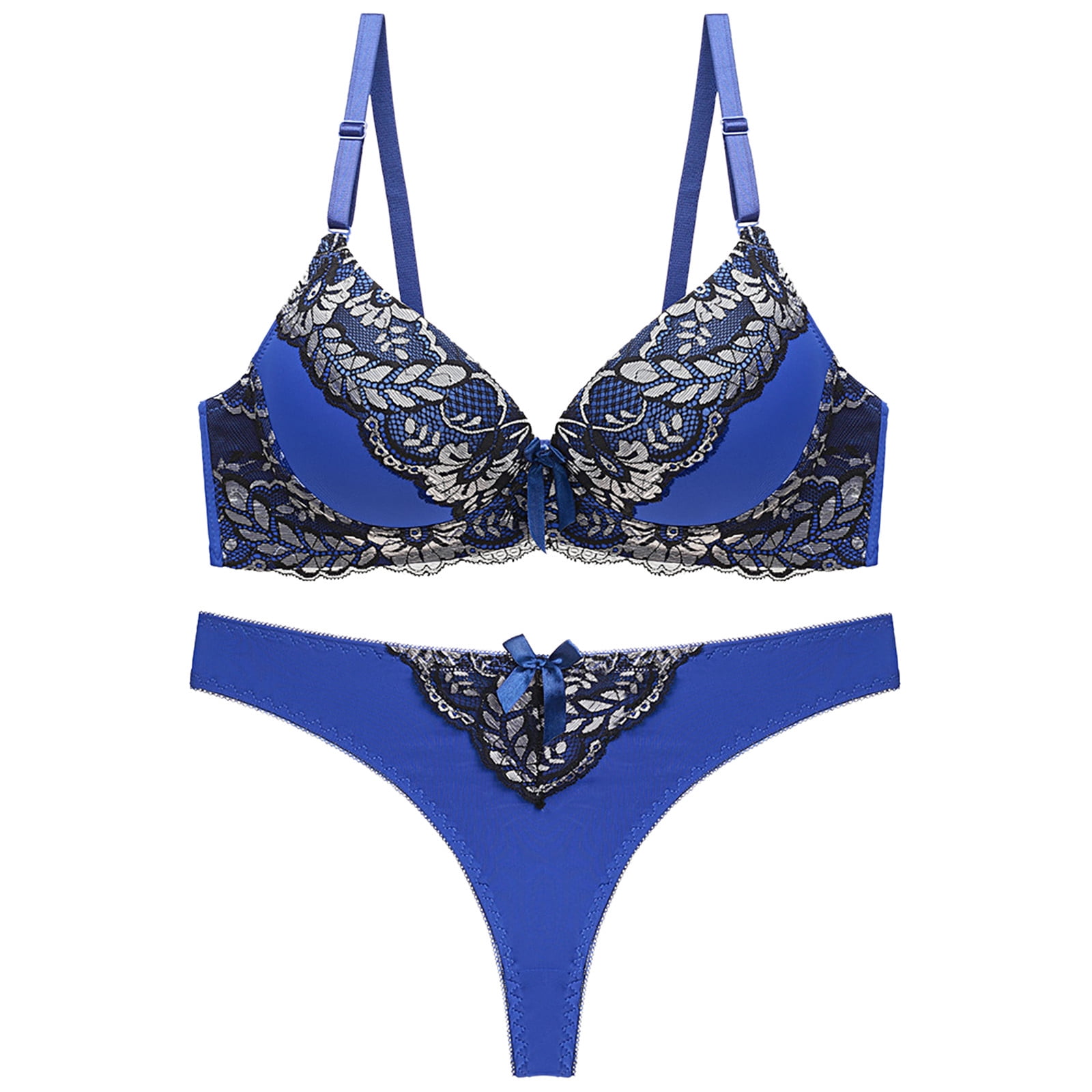 Womens Lace Cotton Embroidered Push Up Bra And Panty Set, Plus Size Lingerie  Set Q0705 From Sihuai03, $10.64