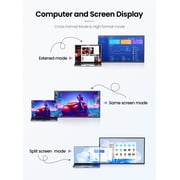 UPERFECT 21.5 inch Portable Monitor, 1080P 100HZ Laptop Display, USB C HDMI Gaming Monitor with Speakers