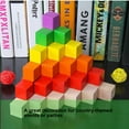 thumbnail image 4 of Bloques de Madera Juguetes Educativos de Cubos en, Cuadrado 100pcs/Paquete para manualidadas, 4 of 7