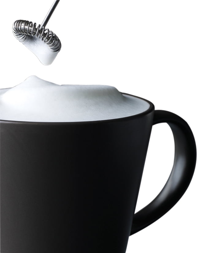 Aerolatte Milk Frother to Go with Travel Storage Case, The Original Steam-Free Frother, White