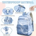 thumbnail image 4 of DAKIMOE School Backpacks for Teens Cute Girlish Middle High School Bookbag Large Capacity Lightweight Waterproof Daypack for College Students, 4 of 6