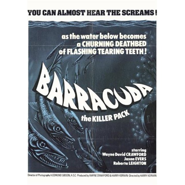 Posterazzi MOV197345 Affiche de Film Barracuda - 11 x 17 Po.