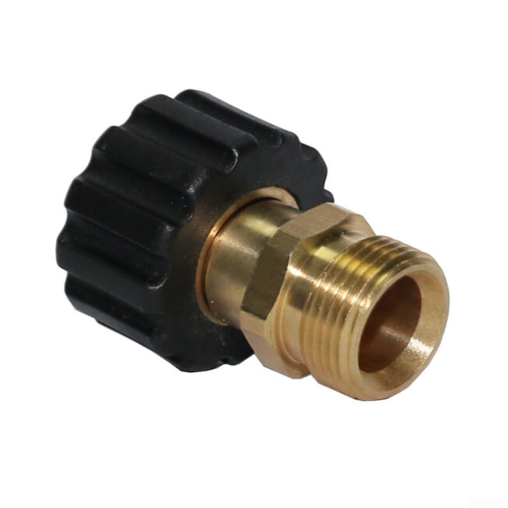 1pc Screw Nipple M22 Male/14mm to M22 Female/15mm Pressure Washer Brass 