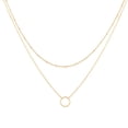 thumbnail image 1 of Gargantilla MEVECCO chapada en oro de 18 quilates con capas de oro para mujer, 1 of 7