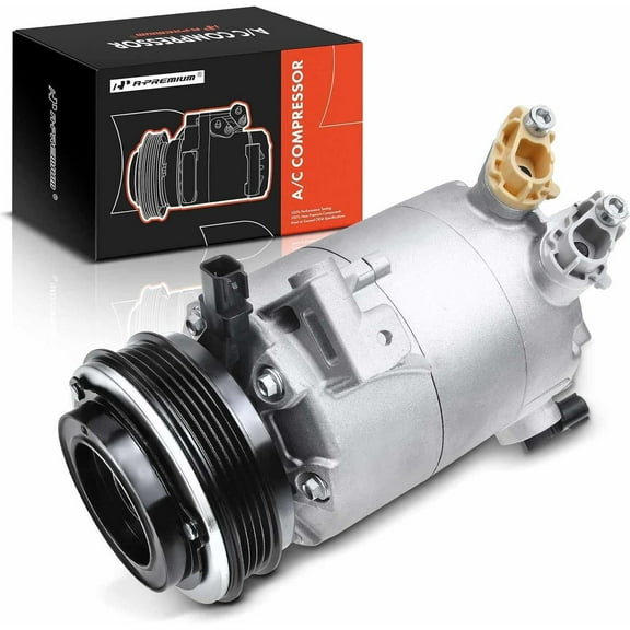 A-Premium A/C AC Compressor with Clutch Compatible with Ford Escape 2013-2016, Lincoln MKC 2015-2016, 2.0L 2.3L,Replace# 198360