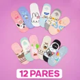 thumbnail image 2 of Calcetines Algodón Tobitin Tines De Mujer Animalitos 12pzs, 2 of 8