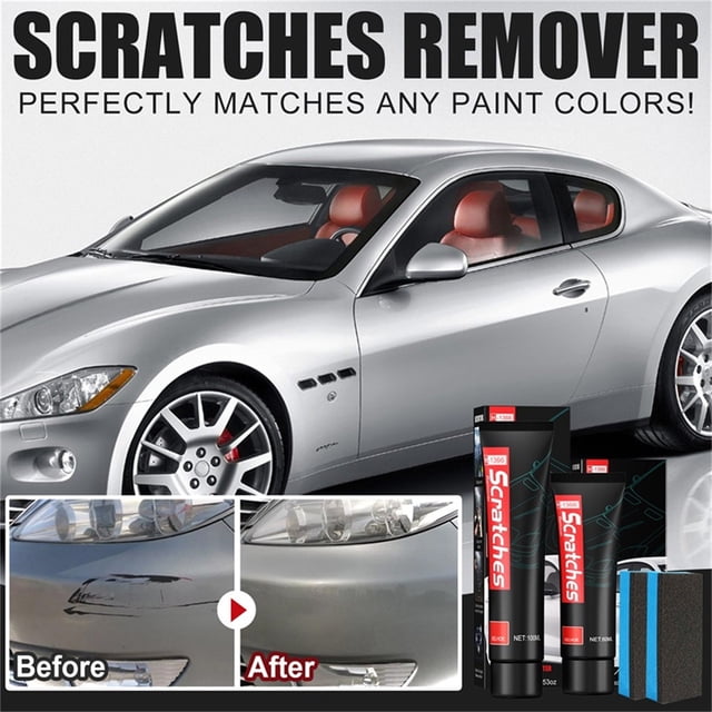 Kit de 60ml para remover arañazos de coche - Reparación profunda de arañazos, restaurador y limpiador de pintura para todos los colores de coches, Fórmula Avanzada 2023