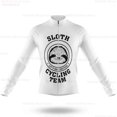 thumbnail image 5 of Chaqueta de ciclismo de manga larga para hombre con diseño de perezoso, ropa de ciclismo de montaña para primavera y otoño, uniforme de bicicleta, camiseta de carreras de bicicleta de carretera transp, 5 of 5
