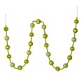 thumbnail image 1 of Vickerman M183573 6 ft. Lime Stripe Ball Garland, 1 of 1