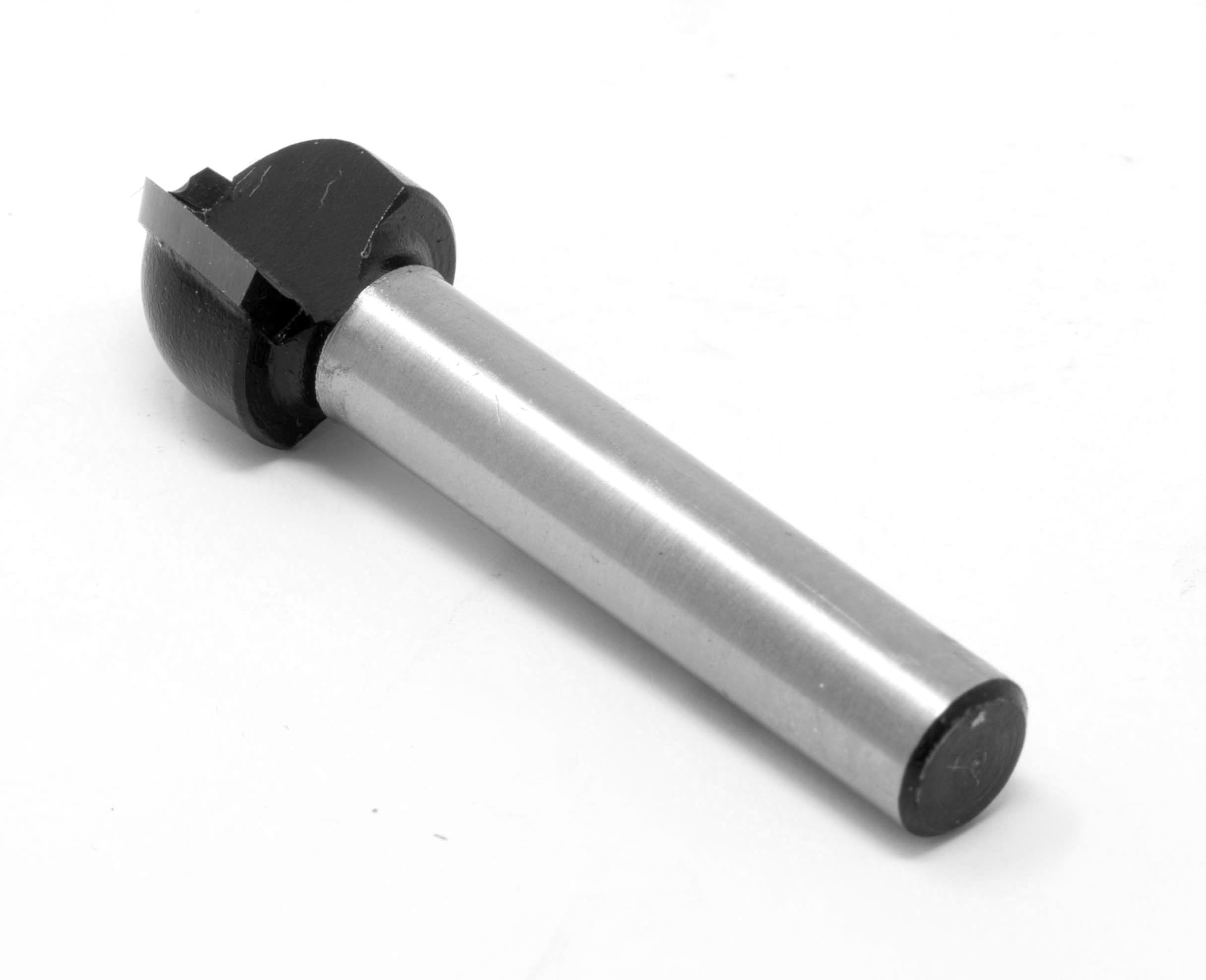 WEN 1/2 in. Core Box Carbide-Tipped Router Bit with 1/4 in. Shank