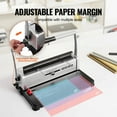 thumbnail image 3 of Coil Binding Machine, Manual Book Maker 34-Hole Punch 120 Sheets, 3 of 7